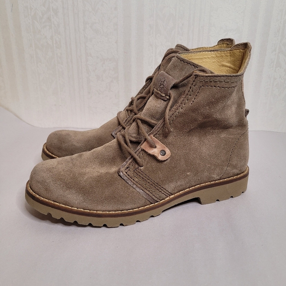 Bussola  Kalahari Lady Suede Lace Up Ankle Boots Size 37 US 7 - Picture 6 of 13